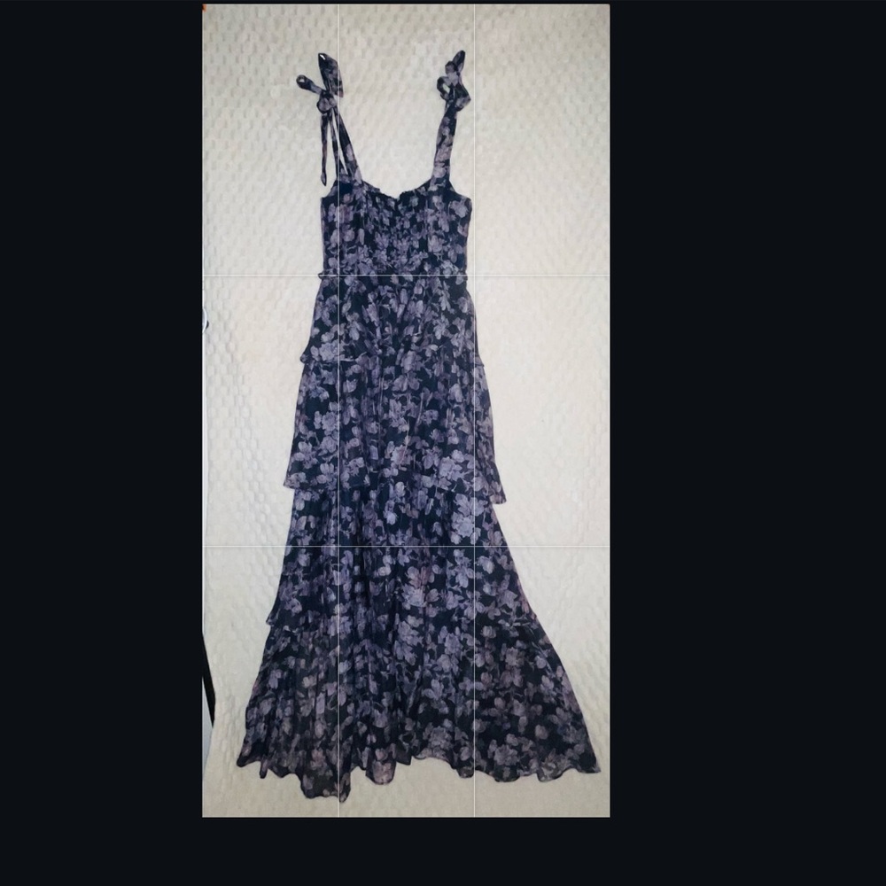 Floral Sleeveless Maxi Dress